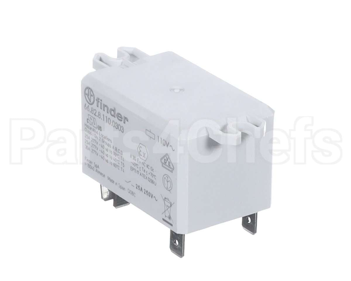 1020492 Perlick Damper Rly,Dual Zne 2Pole 30A
