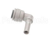 1025.00032.00 Fetco Plug In Elbow, 1/4 Stem Od X 1