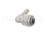 1025.00032.00 Fetco Plug In Elbow, 1/4 Stem Od X 1