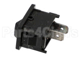 1026317A Perlick Switch, Momentary, Black, Fan Symbol