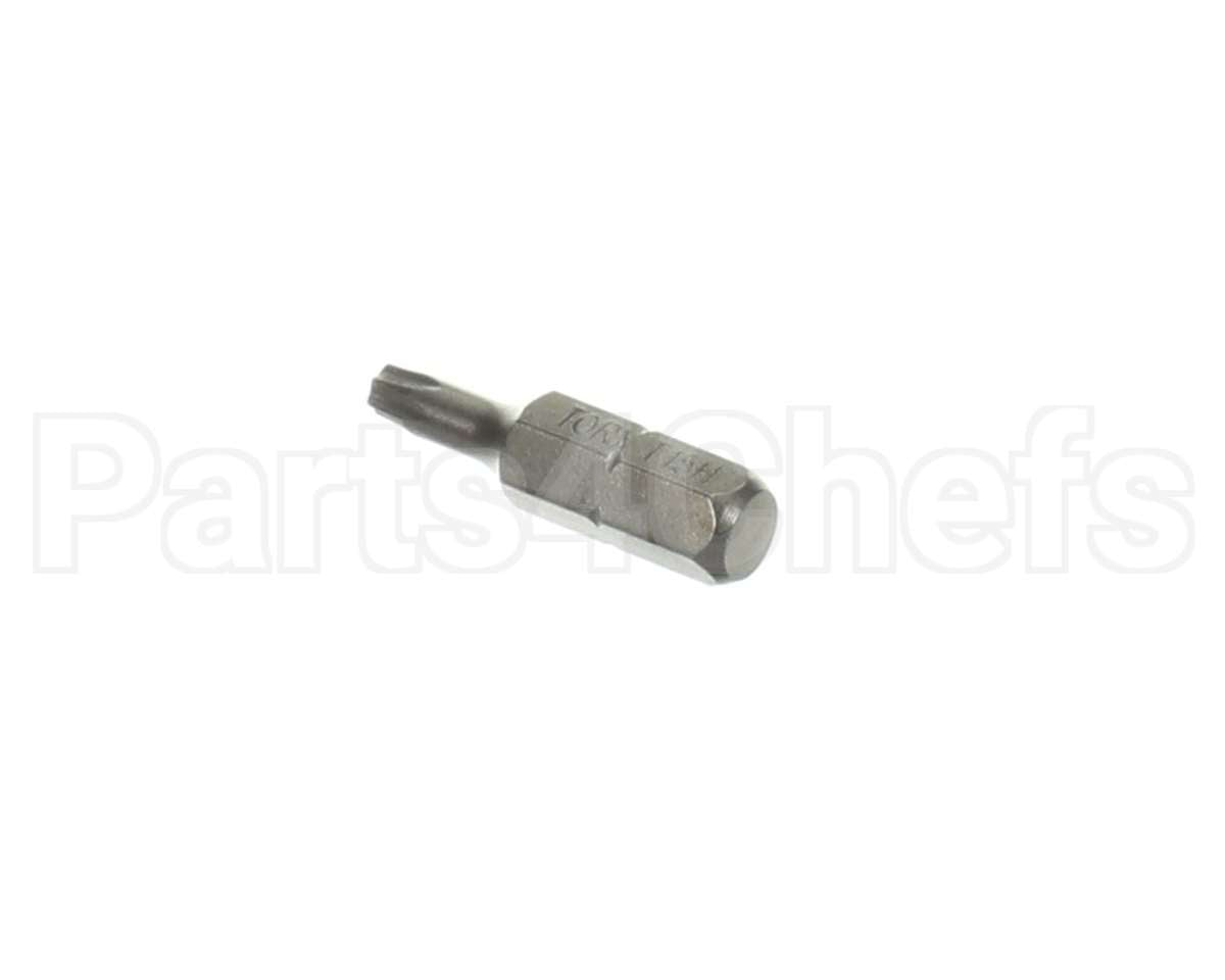 102755-EXPENSE Turbochef Bit T-15 Torx Sercujrity 1/4 Hex