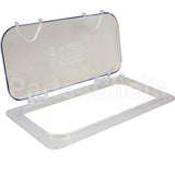 10279Z07 Compatible Carlisle Foodservice Lid(Ezaccess, Third, Notch, Clr)