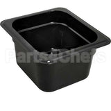 1030103 Compatible Carlisle Foodservice Pan, Food, 1/6 Sz, 4"D, Blkpoly