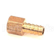 1031.00003.00 Compatible Fetco Fitting, Barb, 3/8 Hose Id X 1