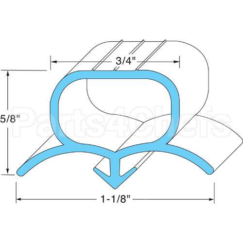 10310-01 Compatible Silver King Gasket, Hopper 10" X 18 1/2"