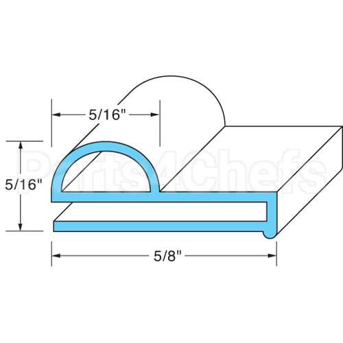 10310-02 Compatible Prince Castle Gasket, Hopper 9" X 17 3/4"