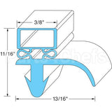 10310-33 Compatible Silver King Gasket, Door 23" X 27 1/4"
