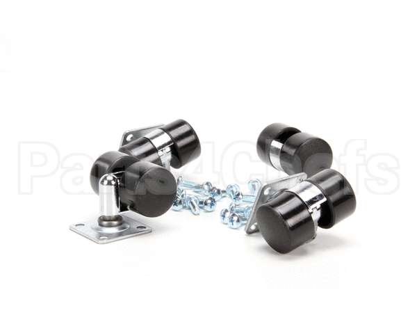 10314-01 Silver King Kit Casters 1 7/16 Wh/1 3/4 Th
