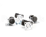10314-01 Silver King Kit Casters 1 7/16 Wh/1 3/4 Th