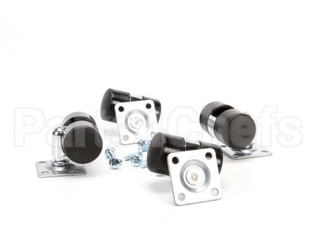 10314-01 Silver King Kit Casters 1 7/16 Wh/1 3/4 Th