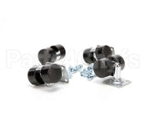 10314-01 Silver King Kit Casters 1 7/16 Wh/1 3/4 Th