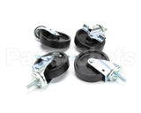10314-03 Silver King Kit Caster Stem 5In Wh/6 Th
