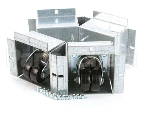 10314-04 Silver King Kit Caster 2 In Skfb/Rb/F2