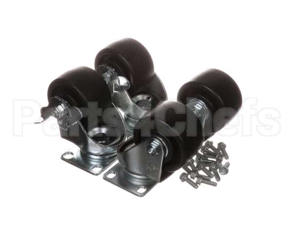 10314-102 Silver King Kit Caster Plate 3 In Wh/4 In