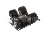 10314-102 Silver King Kit Caster Plate 3 In Wh/4 In