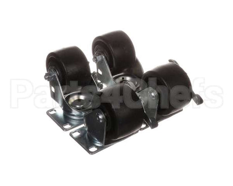 10314-102 Silver King Kit Caster Plate 3 In Wh/4 In