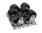 10314-105 Silver King 4'' Caster Plate Kit W/O Brake