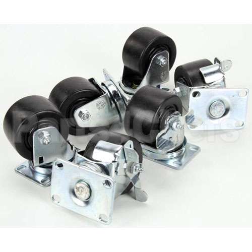 10314-91 Compatible Silver King Caster Plate Kit 3 Wh/4 Th Hd
