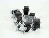 10314-91 Silver King Kit Caster Plate 3 In Wh/4 In