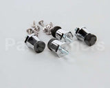 10314-95 Silver King Kit Leg 1In Silver W/ Rubber P