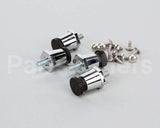 10314-95 Silver King Kit Leg 1In Silver W/ Rubber P
