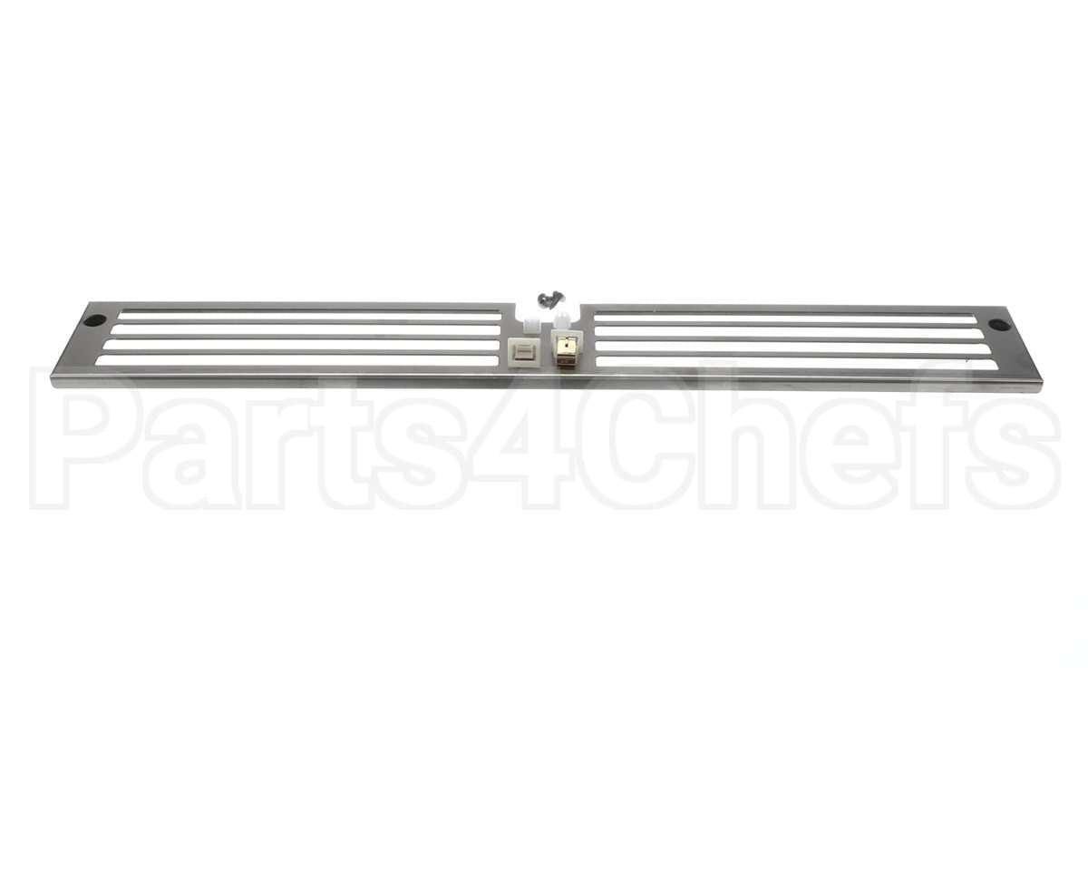 1032861-1 Perlick Front Grill, 24In, Residential