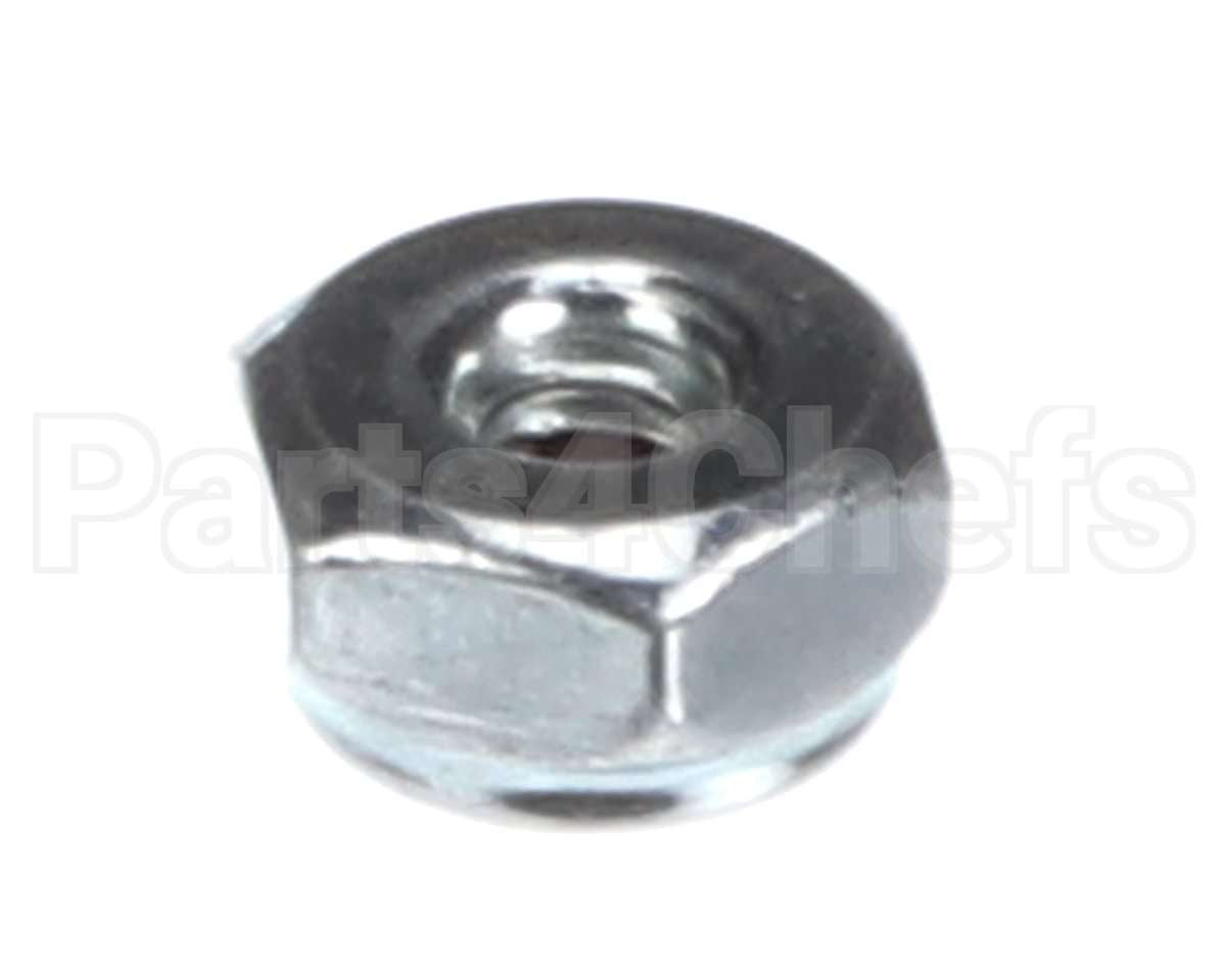 104223 Cleveland Nut;Hex;Lock;6-32;Pltd; Nylon
