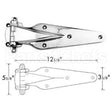 1055-000044 Compatible Kason Kason -Hinge