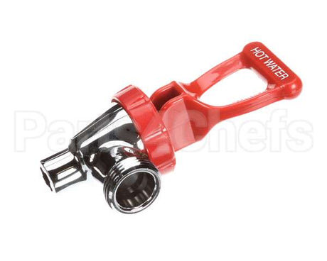 1071.00011.00 Fetco Faucet, Complete W/Red Handle,