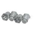 1073.00019.00 Compatible Fetco Leg, 3/8-16 Thread, 1 Lg, Gray