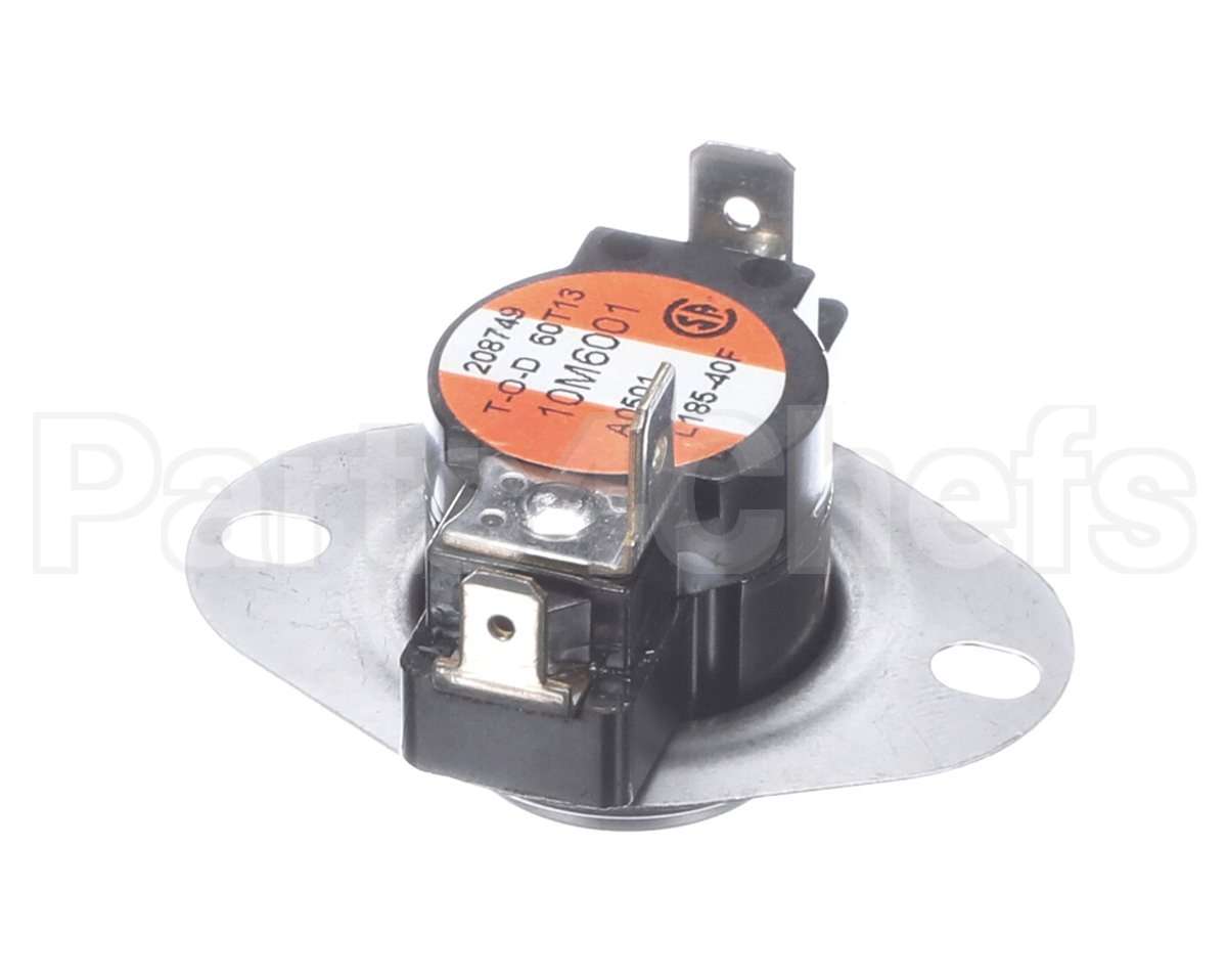 10M60 Lennox Limit Control, 185 Deg F, Spdt, Orange/W