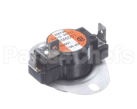 10M60 Lennox Limit Control, 185 Deg F, Spdt, Orange/W
