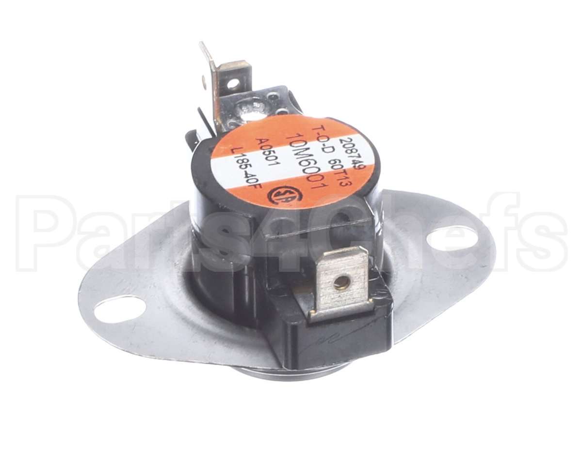 10M60 Lennox Limit Control, 185 Deg F, Spdt, Orange/W