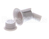 11-01895 Master-Bilt Drain Flange With Adapter, Whi