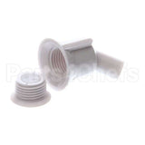 11-01895 Compatible Master-Bilt Drain Flange With Adapt Er, Whi