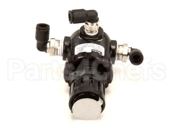 110130009 Doughpro Proluxe Regulator With Air Fittings Bl