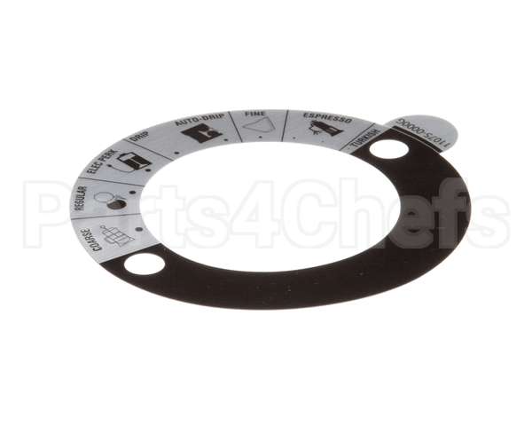 11075.0000 Bunn Decal, Grind Select-Dial