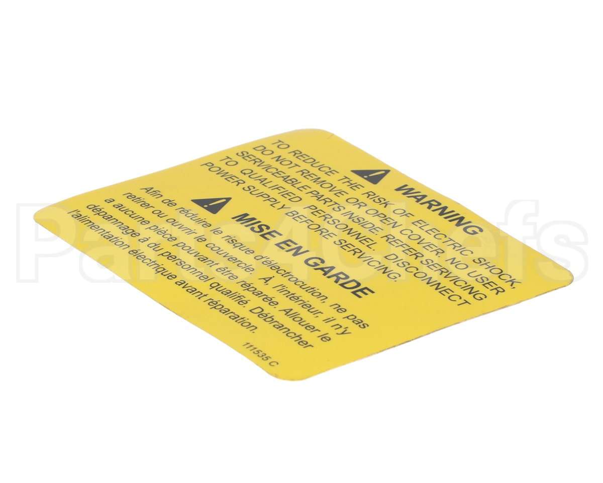 111535 Cleveland Label; Warning Power Disconnec