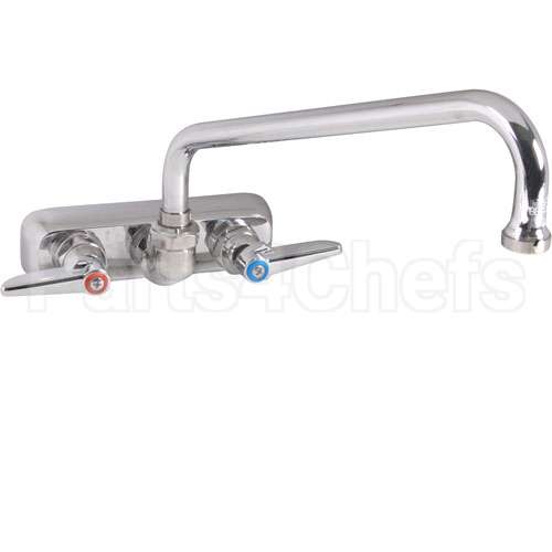 1117 Compatible TS Brass Faucet, 4"Wall, 10"Spt, Leadfree