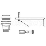 11177 Compatible Fisher Faucet Nut, Locking (8-32 Thd)