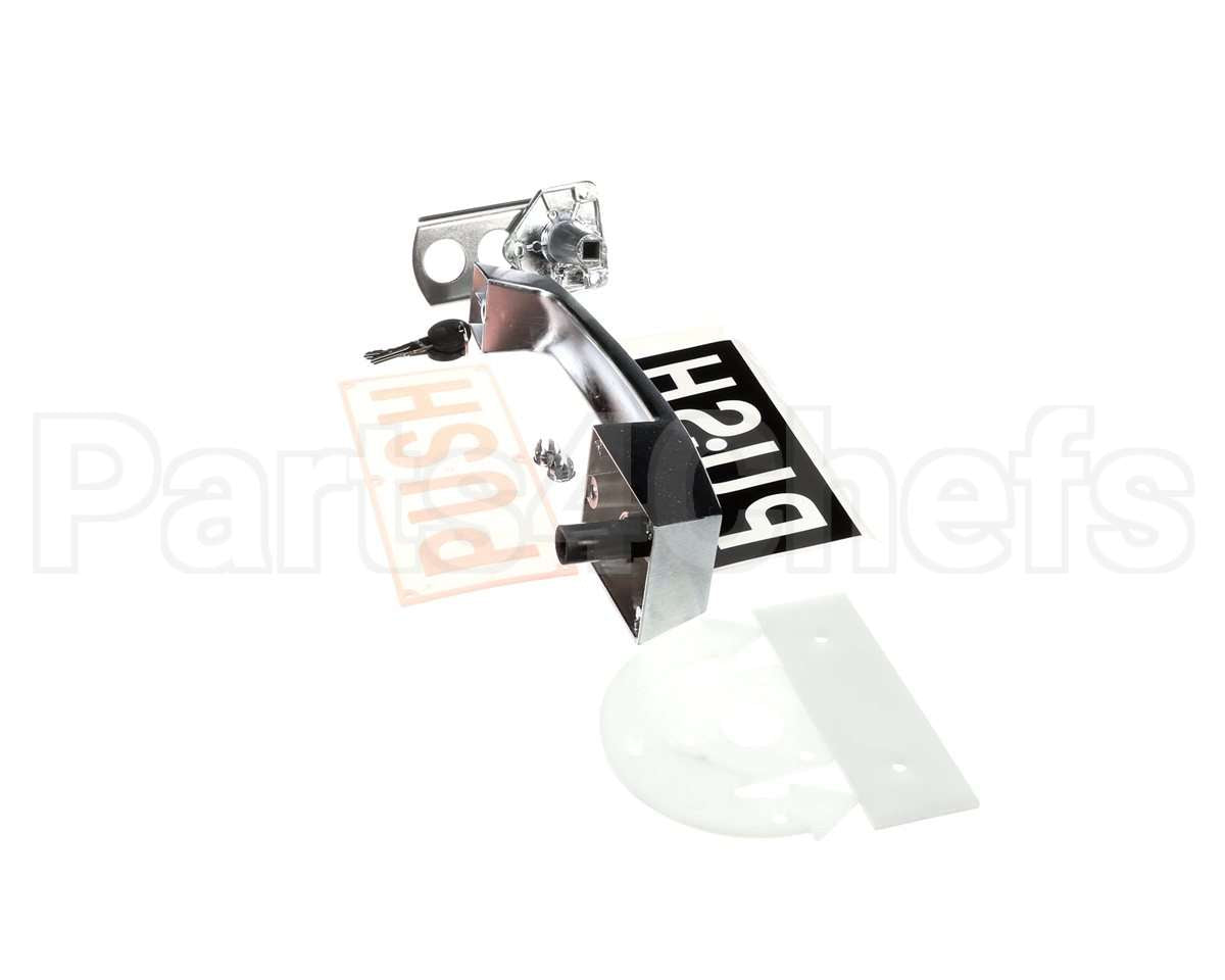 11229C00024 Kason Pull Handle W/948 4" Bru Chr