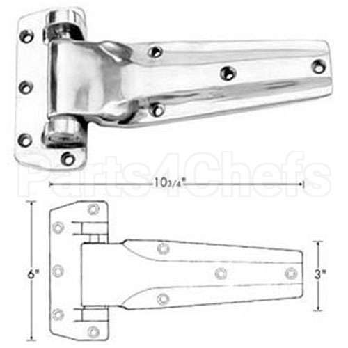 11240000020 Compatible Kason Kason -Hinge (Flush, 10-3/4"L)