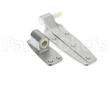 11245000004 Kason Hinge, Silver, Flush, R.h
