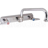 1126 Compatible TS Brass Faucet, 8"Wall, 8"Spt, Leadfree