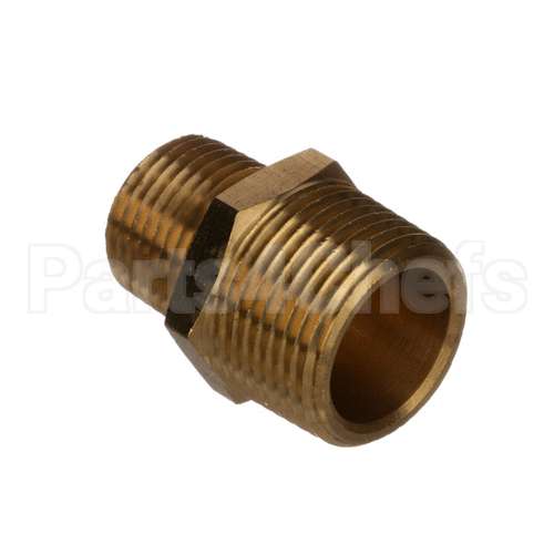 112RJF Lancer Brass Hex Nipple 3/4 Mpt X 1/2