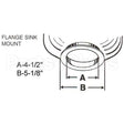 11327G Compatible Insinkerator Mounting Adapter