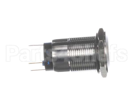 11392 Halton Blue Illum Metal Push Button