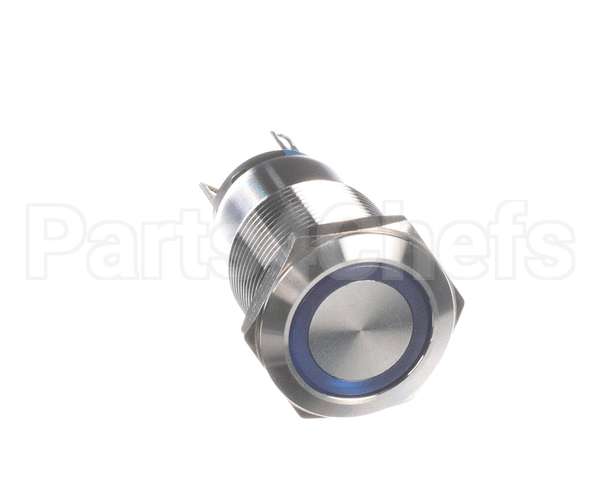 11392 Halton Blue Illum Metal Push Button