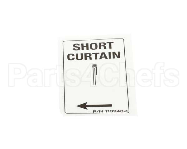 113940-1 Champion - Moyer Diebel Label Curtain Rl Short