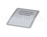115268 Garland Overlay Gas Valve Cover, Mco/U